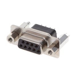 1 pcs : K88X-ED-9S-BRJ - CONN D-SUB RCPT 9POS VERT SLDR