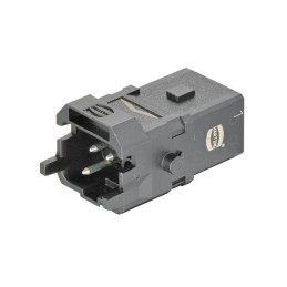 1 pcs : 09100022601 - 1A 2+PE MALE SCREW INSERT SLATCH