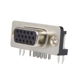 1 pcs : K61X-E15S-N - CONN D-SUB HD RCPT 15P R/A SLDR