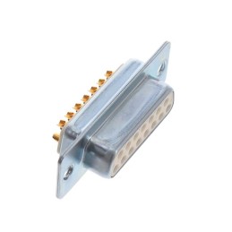 1 pcs : DA-15SR - CONN D SUB 15 POS SCKT CABLE CON