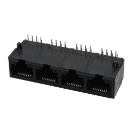 1 pcs : 5557562-1 - CONN MOD JACK 8P8C R/A UNSHLD