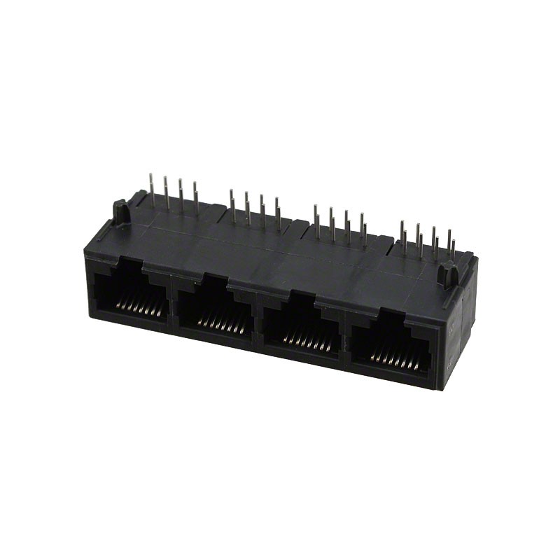 1 pcs : 5557562-1 - CONN MOD JACK 8P8C R/A UNSHLD