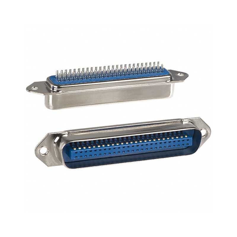 1 pcs : 111-050-103L001 - CONN SCSI PLUG 50P STR SLDR CUP