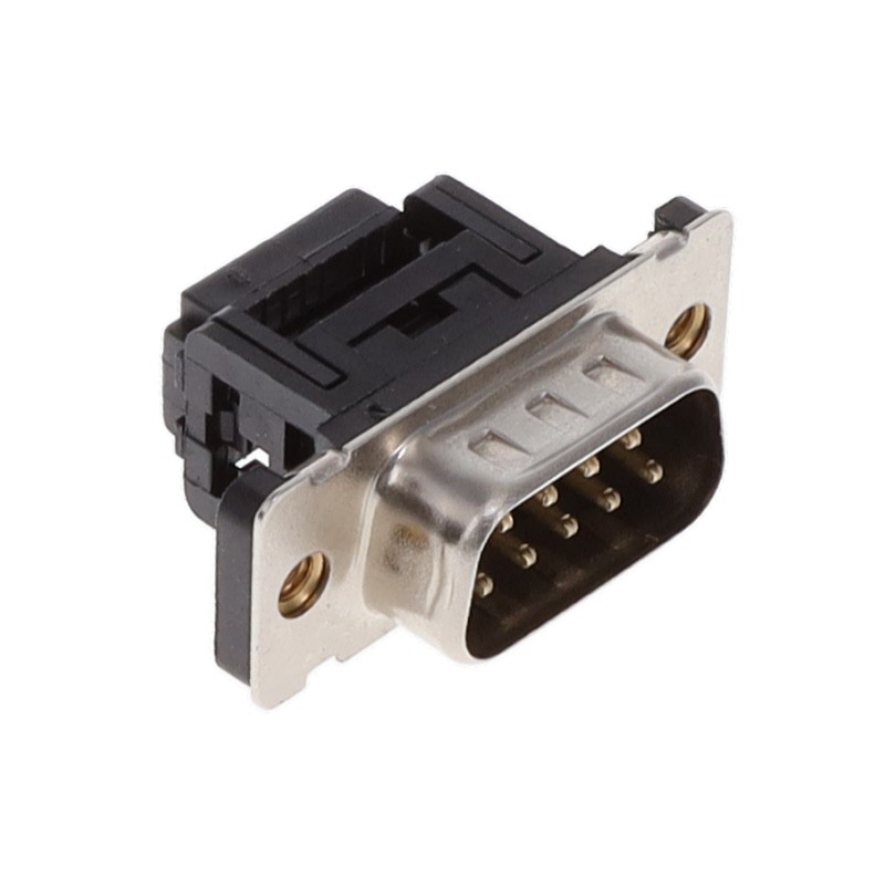 1 pcs : K99X-9P-K-BLK - CONN D-SUB PLUG 9POS IDC