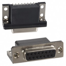 1 pcs : 183-015-213R171 - CONN D-SUB RCPT 15POS R/A SLDR