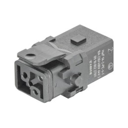 1 pcs : 09100022701 - 1A 2+PE FEM SCREW INSERT SLATCH