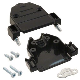 1 pcs : 09670150442 - CONN BACKSHELL 15POS 180DEG BLK
