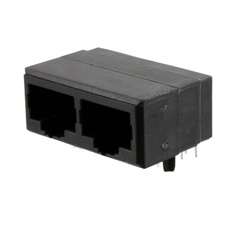 1 pcs : 5557560-1 - CONN MOD JACK 8P8C R/A UNSHLD