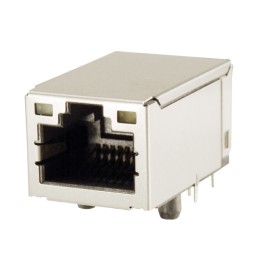 1 pcs : G2LX-188S1-CC-GY1-50 - CONN JACK 1PORT 100 BASE-T PCB