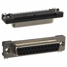 1 pcs : 190-025-263R001 - CONN D-SUB RCPT 25P SMD R/A SLDR