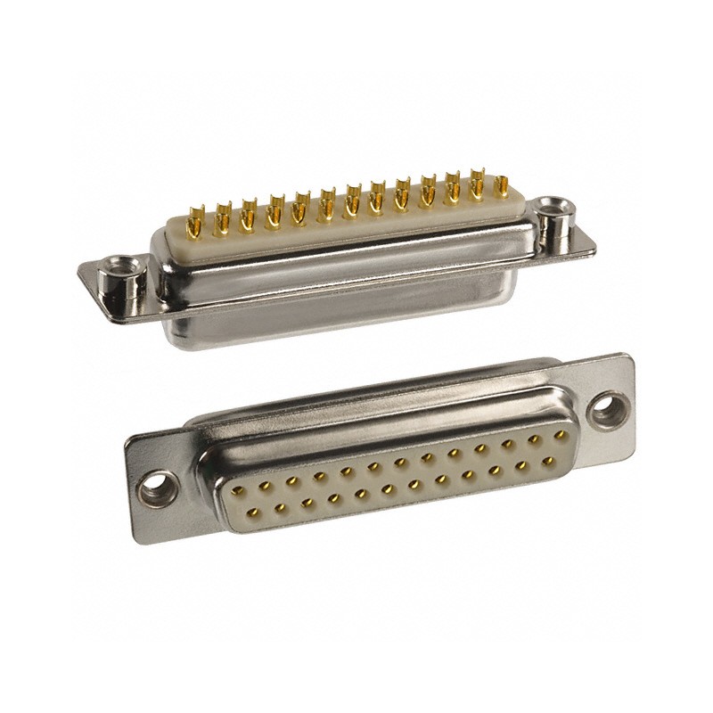 1 pcs : 172-E25-203R011 - CONN D-SUB RCPT 25POS PNL MNT