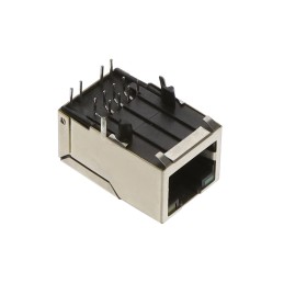 1 pcs : J1006F01PNL - CONN JACK 1PORT 100 BASE-TX PCB