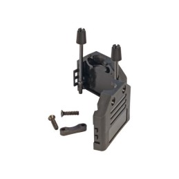 1 pcs : SD121-15 - HOOD DB15 BLK PLASTIC ONE PC