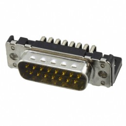 1 pcs : 09652626812 - CONN D-SUB PLUG 15POS R/A SLDR