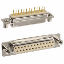 1 pcs : 172-E25-213R031 - CONN D-SUB RCPT 25P PNL MNT SLDR