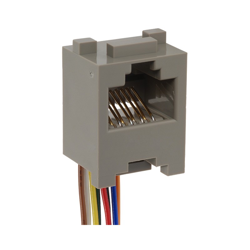 1 pcs : TM1RV647AF88-35S-150M - CONN MOD JACK 8P8C UNSHIELDED