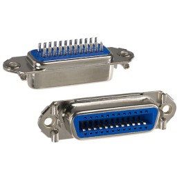 1 pcs : 111-024-203L001 - CONN SCSI RCPT 24P STR SLDR CUP