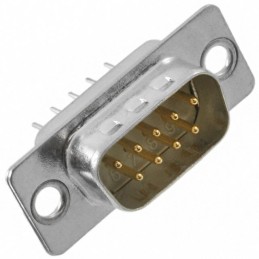 1 pcs : 09670095655 - CONN D-SUB PLUG 9POS VERT SLDR