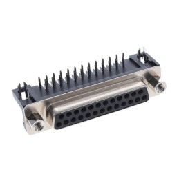 1 pcs : K22X-B25S-NJ - CONN D-SUB RCPT 25POS R/A SLDR