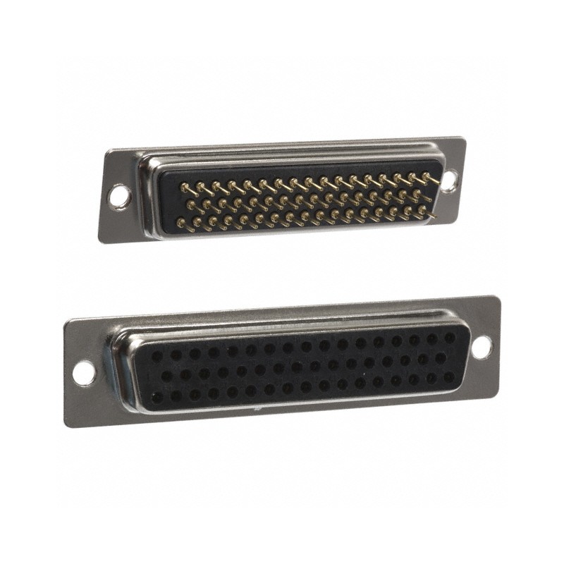 1 pcs : 171-050-213R001 - CONN D-SUB RCPT 50P PNL MNT SLDR