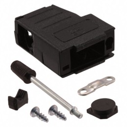 1 pcs : 09670090434 - CONN BACKSHELL 9P 75/180DEG BLK