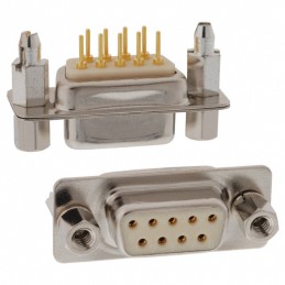 1 pcs : 172-E09-213R911 - CONN D-SUB RCPT 9P PNL MNT SLDR