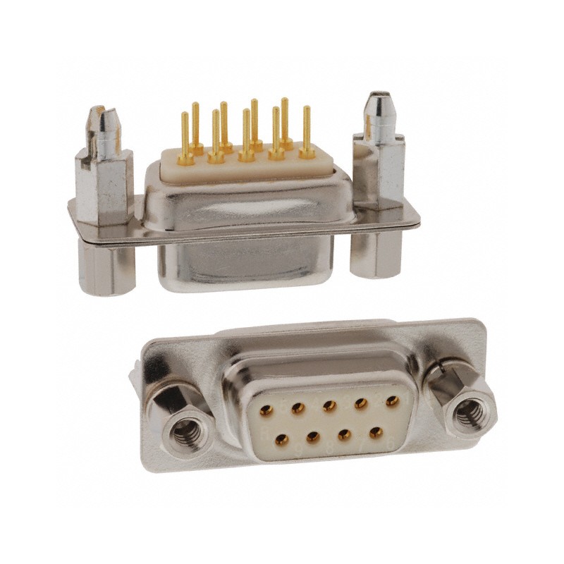 1 pcs : 172-E09-213R911 - CONN D-SUB RCPT 9P PNL MNT SLDR