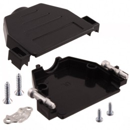 1 pcs : 09670250442 - CONN BACKSHELL 25POS 180DEG BLK