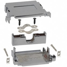 1 pcs : 983-050-020R121 - CONN BACKSHELL 50POS 180DEG SHLD