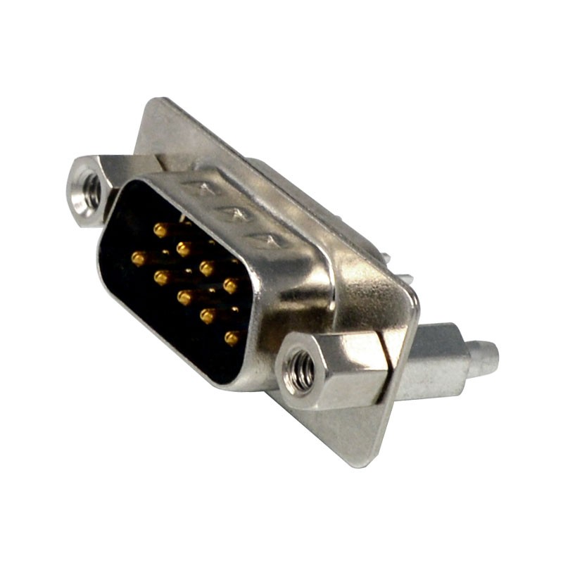 1 pcs : K85X-ED-9P-BRJ - CONN D-SUB PLUG 9POS VERT SLDR