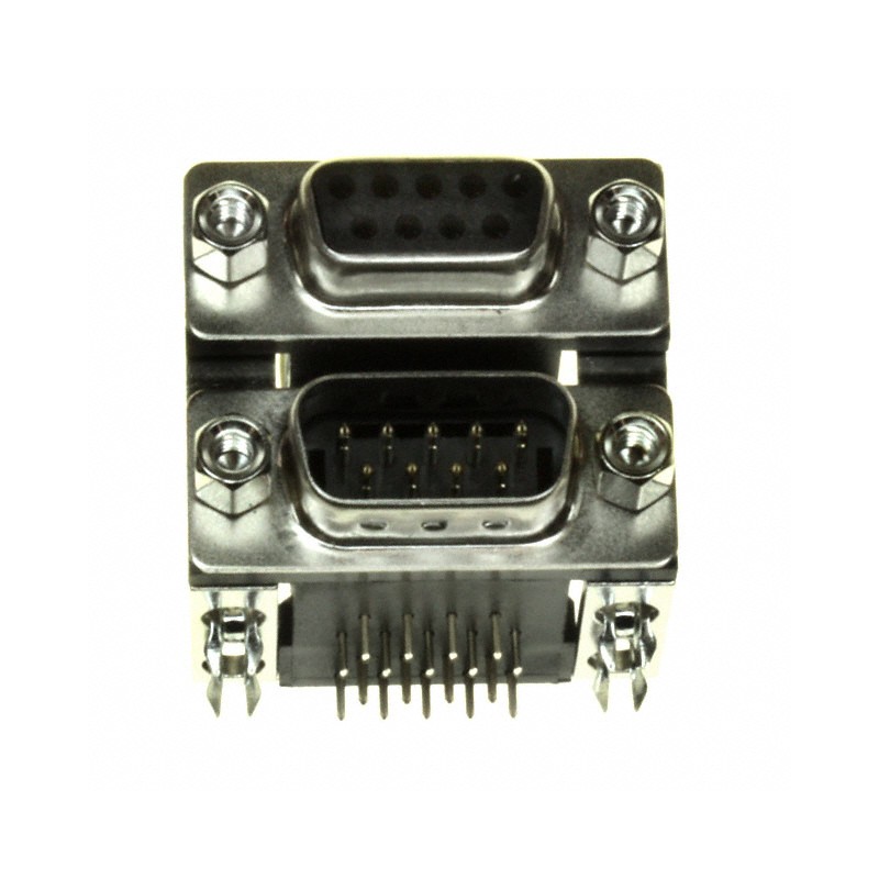 1 pcs : 189-009-313R571 - CONN D-SUB PLUG/RCPT 9P R/A SLDR