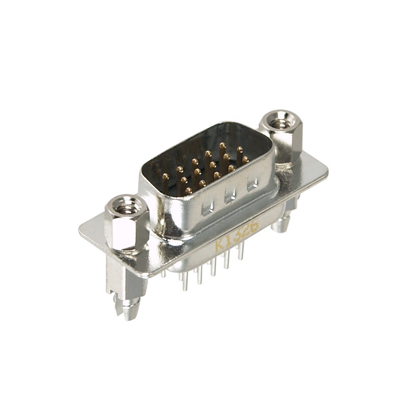 1 pcs : K86X-ED-15P-BRJ - CONN D-SUB HD PLUG 15P VERT SLDR