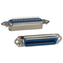 1 pcs : 111-036-213L001 - CONN SCSI RCPT 36POS VERT SOLDER