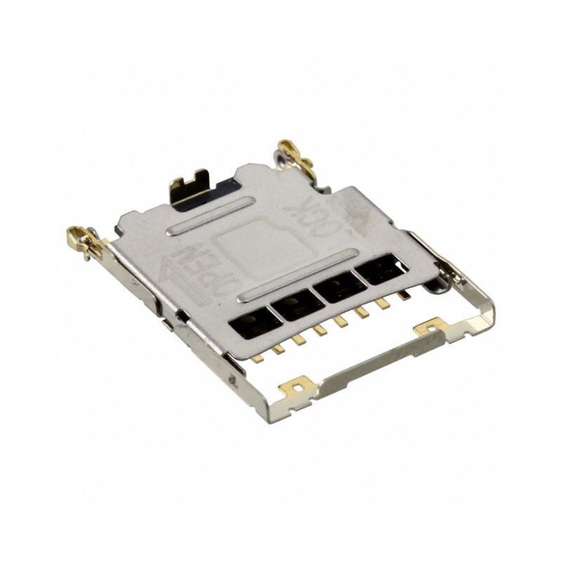 1 pcs : ST1W008S4TR2000 - CONN MICRO SD CARD HINGED TYPE