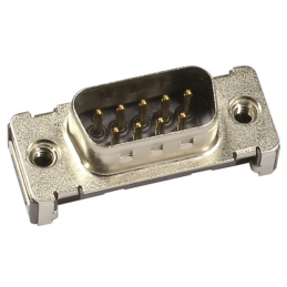 1 pcs : 09551296811741 - D-SUB SMT 9PIN STRAIGHT MALE, M3