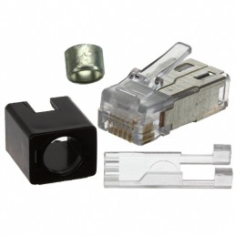 1 pcs : 937-SP-360606-A151 - CONN MOD PLUG 6P6C SHIELDED