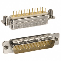 1 pcs : 172-E25-113R021 - CONN D-SUB PLUG 25P PNL MNT SLDR
