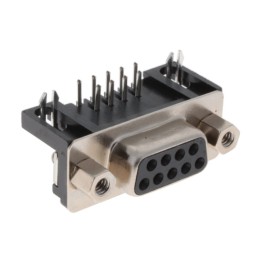 1 pcs : K22X-E9S-NJ30 - CONN D-SUB RCPT 9POS R/A SLDR