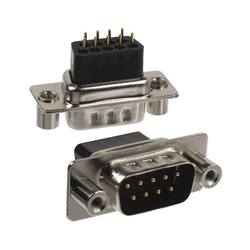 1 pcs : 172-009-183L031 - CONN D-SUB PLUG 9P PNL MNT SLDR