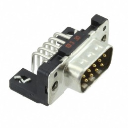 1 pcs : 09661627812 - CONN D-SUB PLUG 9POS R/A SLDR