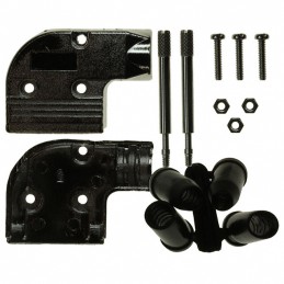 1 pcs : 981-009-130R121 - CONN BACKSHELL 9P 90DEG SHLD SLV