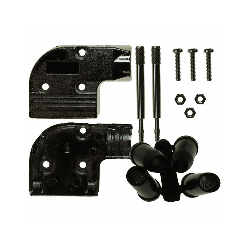 1 pcs : 981-009-130R121 - CONN BACKSHELL 9P 90DEG SHLD SLV