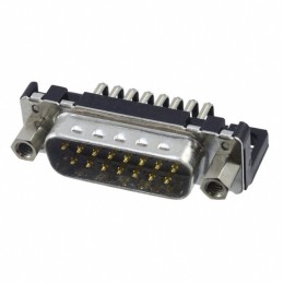 1 pcs : 09652626813 - CONN D-SUB PLUG 15POS R/A SLDR