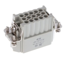 1 pcs : HD-015-M - INSERT MALE 15POS+1GND CRIMP