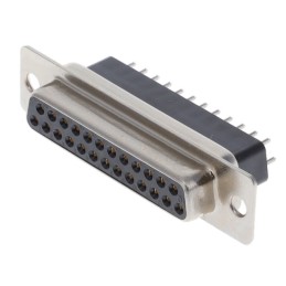 1 pcs : K88X-BD-25S - CONN D-SUB RCPT 25POS VERT SLDR