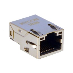 1 pcs : GLPLX-SMT-188S7-QQ-Y/G - CONN JACK 1PORT 1000 BASE-T SMD