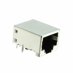 1 pcs : 406732-2 - CONN MOD JACK 8P8C R/A SHIELDED