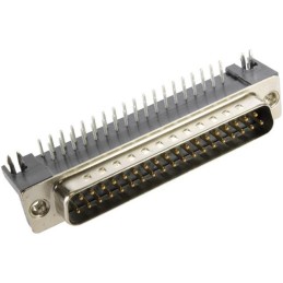 1 pcs : 09684637812 - CONN D-SUB PLUG 37POS R/A SLDR
