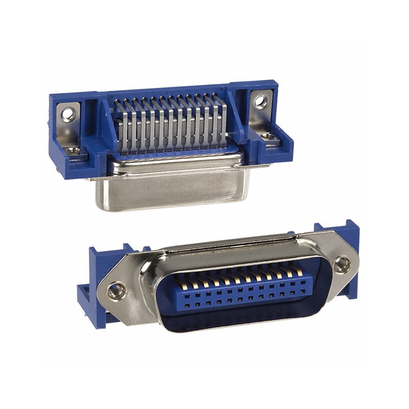 1 pcs : 112-024-113R001 - CONN SCSI PLUG 24POS R/A SOLDER