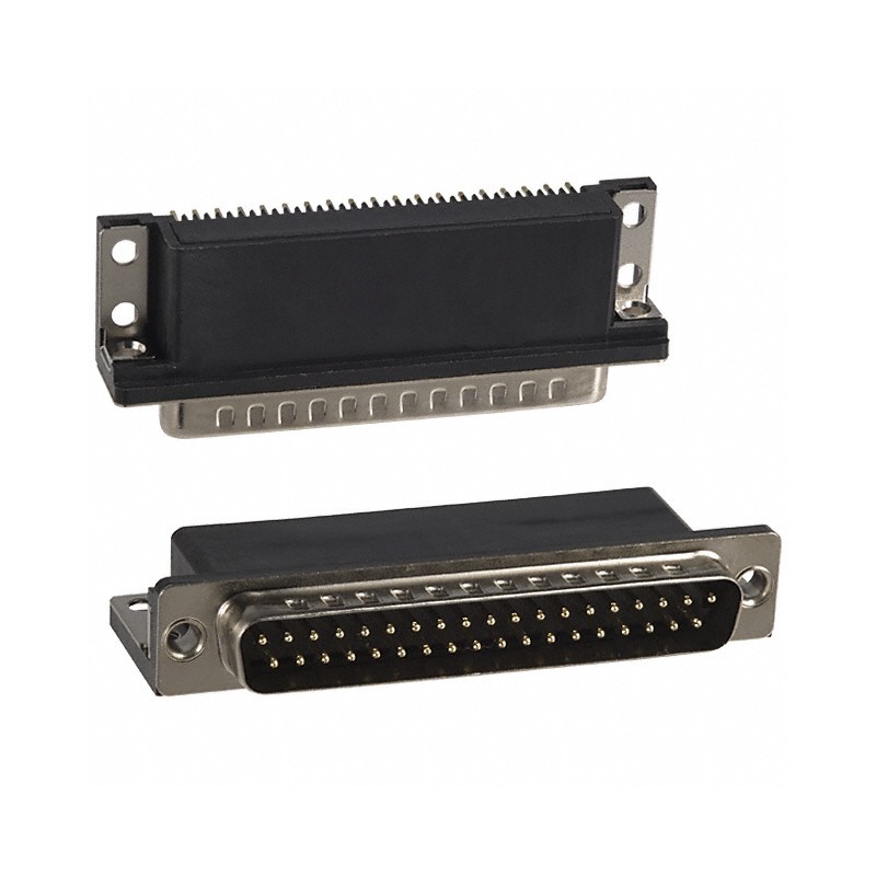 1 pcs : 183-037-113R161 - CONN D-SUB PLUG 37POS R/A SLDR